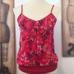 Express Floral Spaghetti Strap Tank